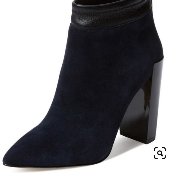 Brand new Renvy Cara Coupped Suede Ankle Boots 10 - Picture 4 of 8